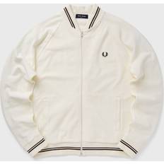 Fred Perry White Outerwear Fred Perry Towelling Bomber Jacket white