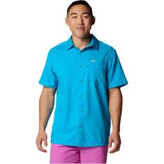 Blue Shirts Columbia Men PFG Slack Tide Camp Shirt- Blue