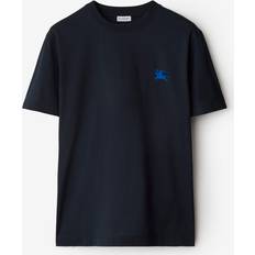 Short T-shirts Burberry Vy Ekd-embroidered Short-sleeve Cotton T-shirt - Navy