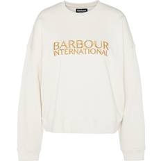 Gold Jumpers Barbour Carla Womens Sweatshirt Stone