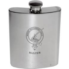 I Luv LTD Baxter Family Crest 6oz Kidney Hip Flask