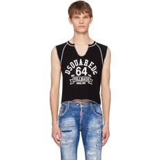 DSquared2 Tank Tops DSquared2 Black Darlin' Tank Top 900 Black