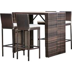 Garden & Outdoor Furniture Teamson Home 5 pcs Patio Dining Set, 1 Table incl. 4 Chairs