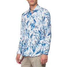 Replay Men Shirts Replay Bomullsskjorte Blue