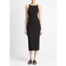 Vince Cotton-blend Midi Dress