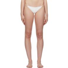 La Perla White Signature Bikini Bottom NATURAL