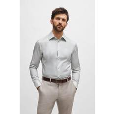 HUGO BOSS Shirts on sale HUGO BOSS Slim-fit Shirt In Striped Cotton