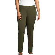 Lands' End Women Pants Lands' End Women Starfish Slim Leg Forest Moss Plus 3X