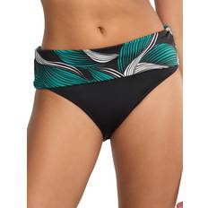 Nylon Bas de bikinis Fantasie Bas de maillot de bain femme - Noir