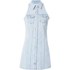 Wrangler Men Dresses Wrangler Denim Collared Dress Sunbleach