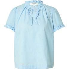 Rosemunde Tops Rosemunde Blusa 'Voile' - Azul Claro/Lila Pastel