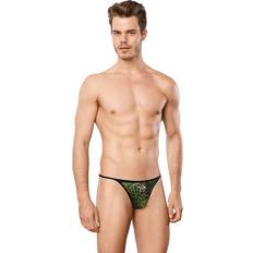 Doreanse Men Sexy Pattern Thong Black/Green