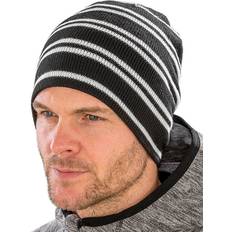 Gold - Men Beanies Result Team Reversible Beanie - Black/White