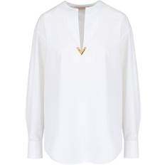 Or Chemisiers Valentino Cotton Popeline Top - Wo