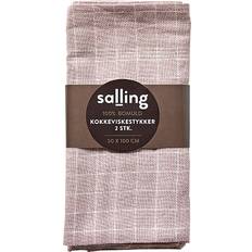 Boligtekstiler Salling 2-pak Viskestykke Pink
