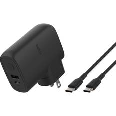 Belkin usb c wall charger Belkin Hybrid Wall Charger 25W Power Bank 5K