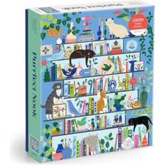 Galison Purrfect Nook 1000 Piece Puzzle Jigsaw, Engelsk