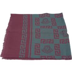 Versace Scarfs Versace Medusa Cashmere Scarf - Pink/Grey