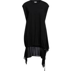 Diesel Short Dresses Diesel Woman Mini Cotton Viscose Dress - Black