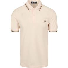 Rose Polos Fred Perry Twin Tipped Polo Shirt Silky Peach - Rose