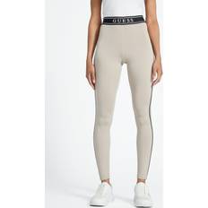 Beige - Women Tights Guess Factory Naavy Piped Logo Leggings