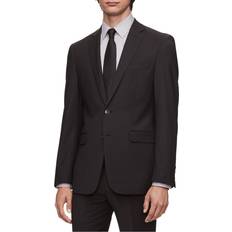 Black Suits DKNY Men's Suit Jacket, Black Solid, Tall