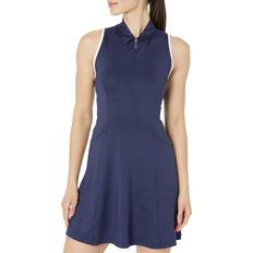 Callaway Dresses Callaway Women's Racer Back Sleeveless Flounce Dress, Peacoat