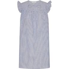 Continue Kjole Lilly Stripe Dress Blue Stripe