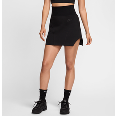 Skirts Nike Women's Sportswear Tech Fleece High-Waisted Mini Skirt in Black, FQ1852-010