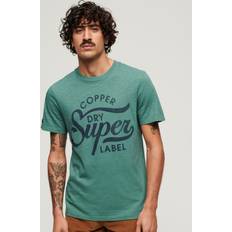 Copper - Men Tops Superdry Copper Label Script T-Shirt