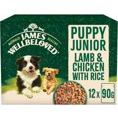 James Wellbeloved Pets James Wellbeloved puppy wet dog food gravy lamb & rice pouches