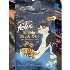 Felix Dry Food Pets Felix Felix dry cat food-new doubly delicious salmon