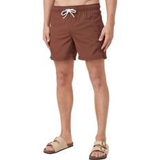 Cotton On Men's Stretch Swim Shorts Chocolate