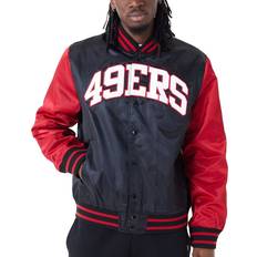 New Era Varsity Satin Bomber Jacke San Francisco 49ers