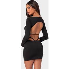 Long Sleeves Dresses Edikted Nessa Strappy Back Mini Dress