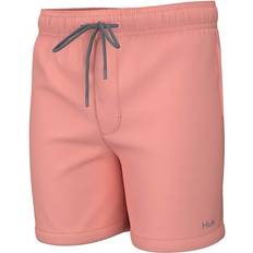 L Swim Shorts Huk Boys' Pursuit Hybrid Shorts Neon Orange