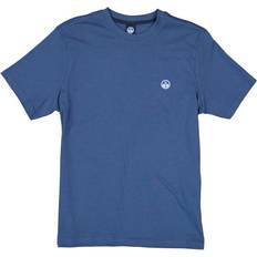 North Sails Herr Överdelar North Sails T-shirt With Logo Patch - Dark Blue