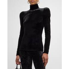 Balenciaga Blouses Balenciaga Round Shoulder Turtleneck Black Women's Polyamide, Viscose & Elastane