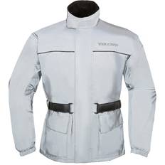 4XL - Mujer Ropa de lluvia Modeka Rain Silver Chaqueta Plata