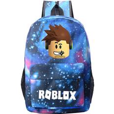 Blue - Unisex School Bags STOYOTU Starry Blue Unisex ROBLOX Game School Bag Backpack Student Casual Backpack Print Bags Black