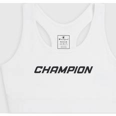 Champion Athletic Club W Light Support Script Logo Sport BH, Vit, Dam SS24, Vit