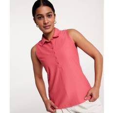 Pink - Women Polo Shirts Calia CALIA Women's Renew Sleeveless Golf Polo, Medium, Guava Pink