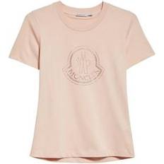 Moncler Uni T-shirts Moncler T-shirt Avec Logo En Cristaux - Rose