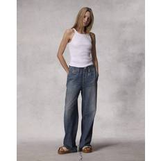 Women - XXS Jeans Rag & Bone Miramar Trompe L'oeil Low Rise Wide Leg Pants