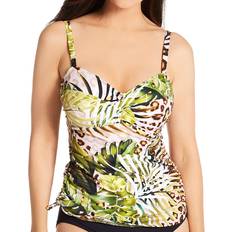 Multicoloured Tankinis Fantasie Kabini Oasis Twist Front Tankini Top Multi