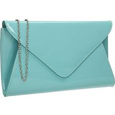 SwankySwans Pennie Patent Leather Designer Ladies Clutch Bag Bridal Party Envelope Designer Women Evening Bags UK Mint