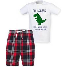 Elastane/Lycra/Spandex - Men Sleepwear 60 Second Makeover second makeover limited mens golfersaurus golfer dinosaur tartan pyjama set