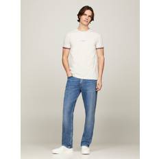 Tommy Hilfiger Natural T-shirts Tommy Hilfiger Small Logo Tipped T-shirt - Off White
