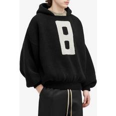 Fear of God Tops Fear of God Black Jacquard Hoodie Black