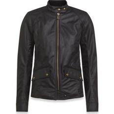 Belstaff Women Jackets Belstaff Antrim Ladies TekWax Cotton Jacket Black